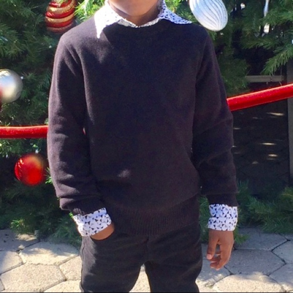 Boys Long Sleeve Geometric 📐🔳📐 Button Down